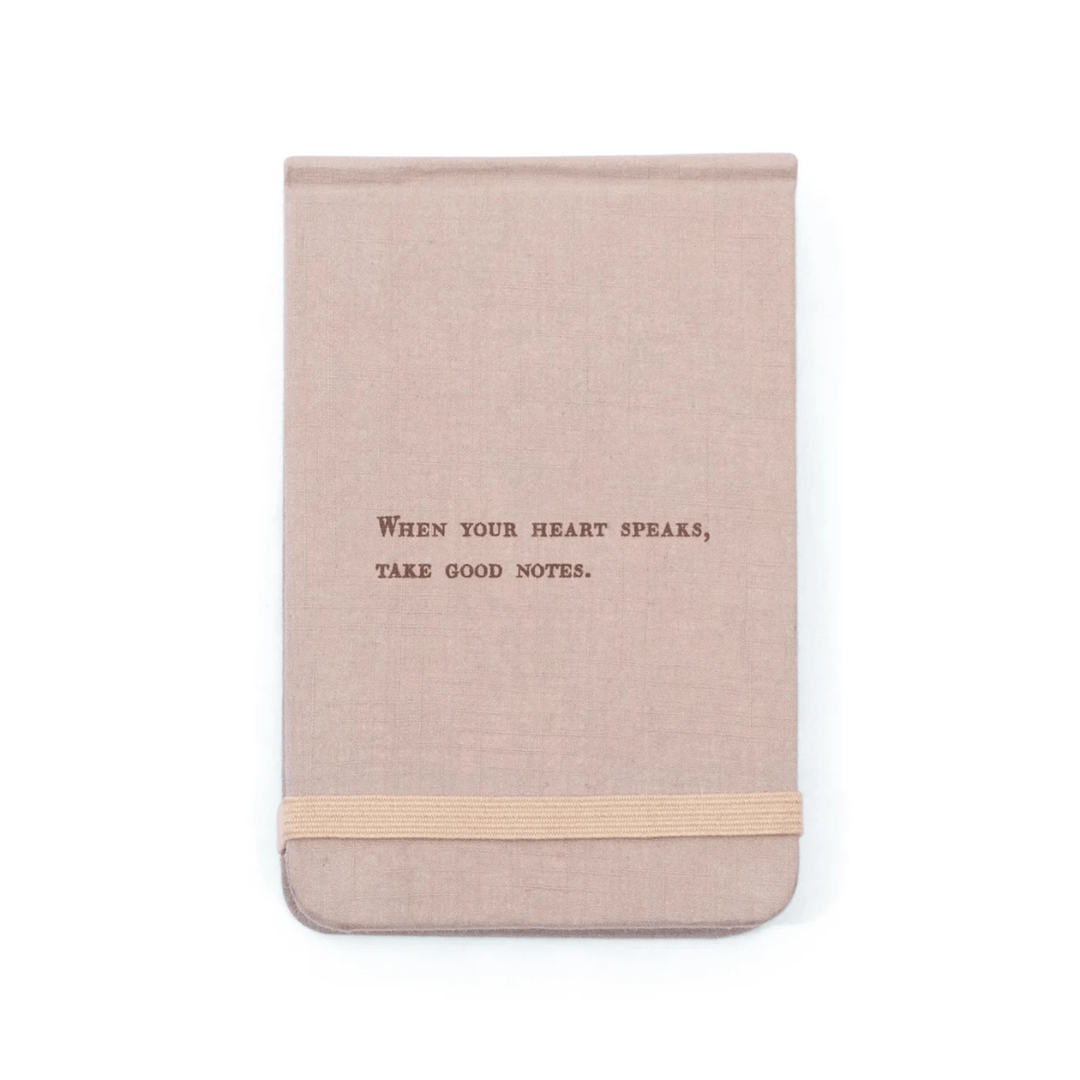 Fabric Notebook - When Your Heart Speaks - Sugarboo