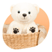 Fahlo The Venture Plush - Polar Bear - Fahlo