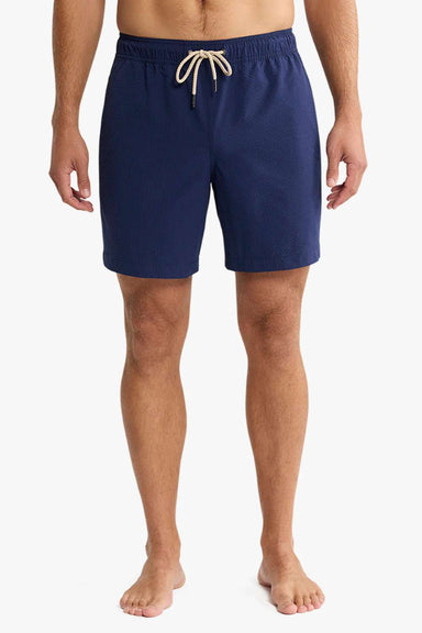 Fair Harbor Bayberry Trunk in Navy Seersucker - Fair Harbor
