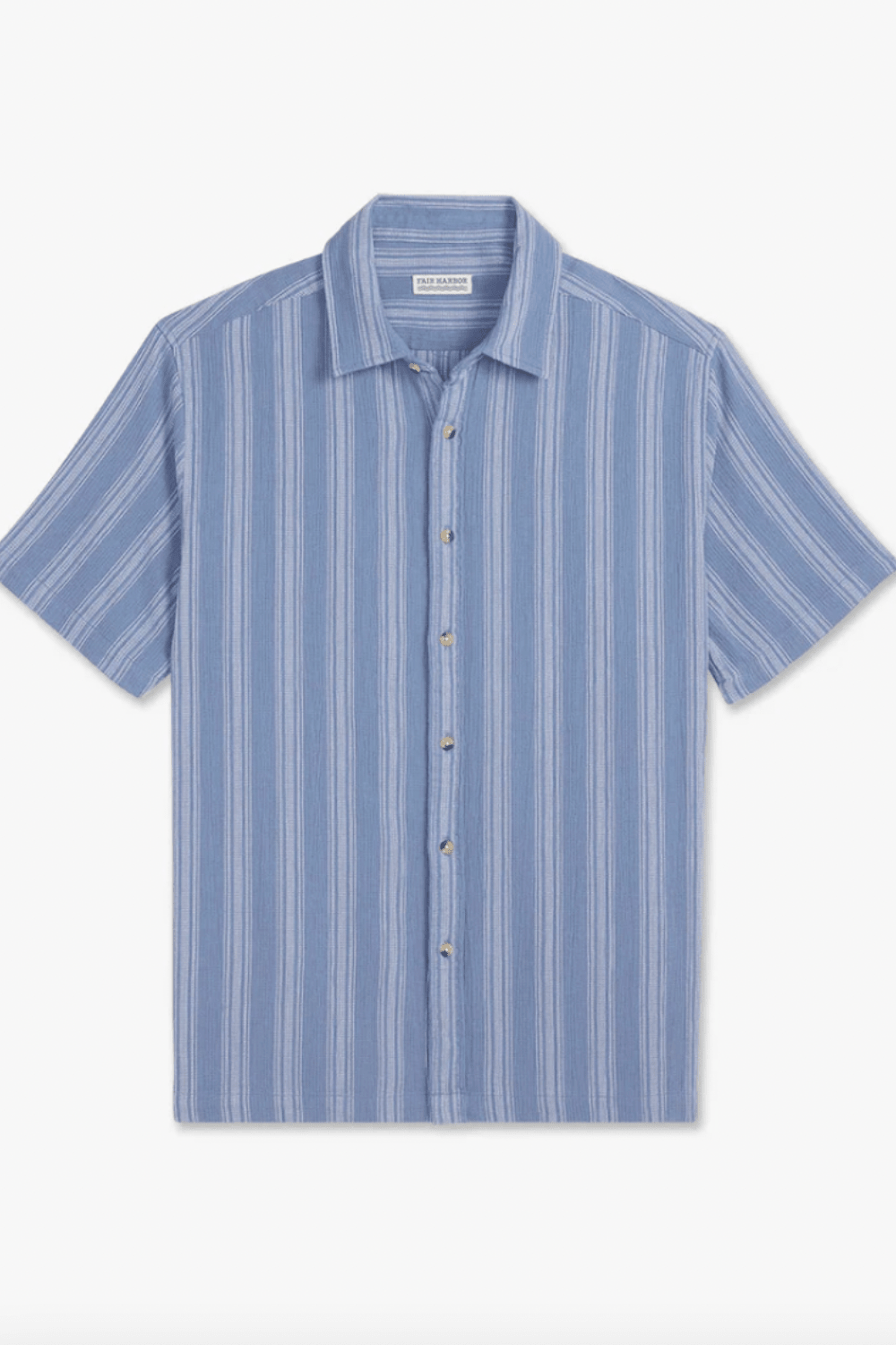 Fair Harbor Oasis Textured Shirt - Maritime Stripe - Fair Harbor