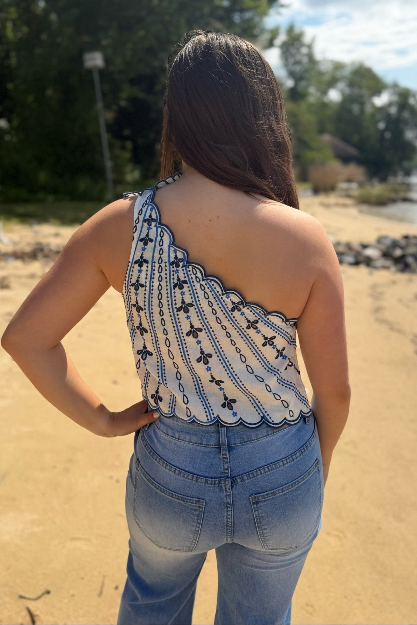 Farm Rio 3D Blouse - Coast Stars - Farm Rio