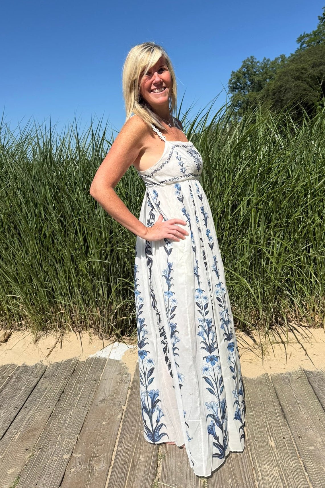 Farm Rio Flowers Arch Maxi Dress - Farm Rio