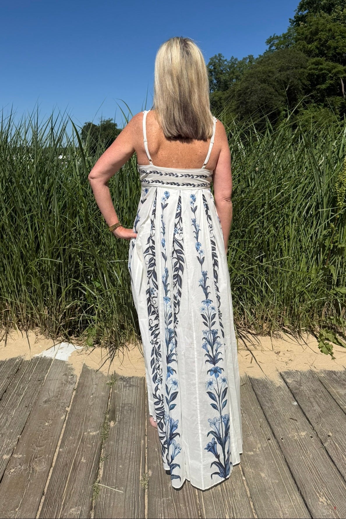 Farm Rio Flowers Arch Maxi Dress - Farm Rio