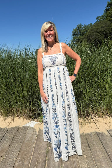 Farm Rio Flowers Arch Maxi Dress - Farm Rio