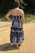 Farm Rio Richelieu Midi Dress - Blue/White - Farm Rio