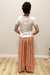 Free People Days End Solar Linen Stripe- Sft Coral - Free People