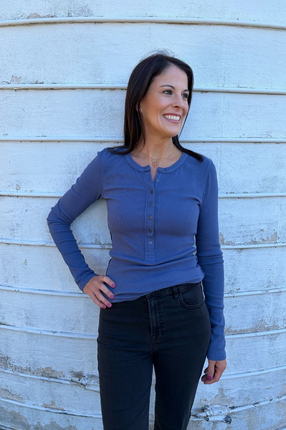 Free People Jamie Henley In Navy Academy - Free People