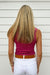Free People Jamie Henley Tank- Sangria - Free People