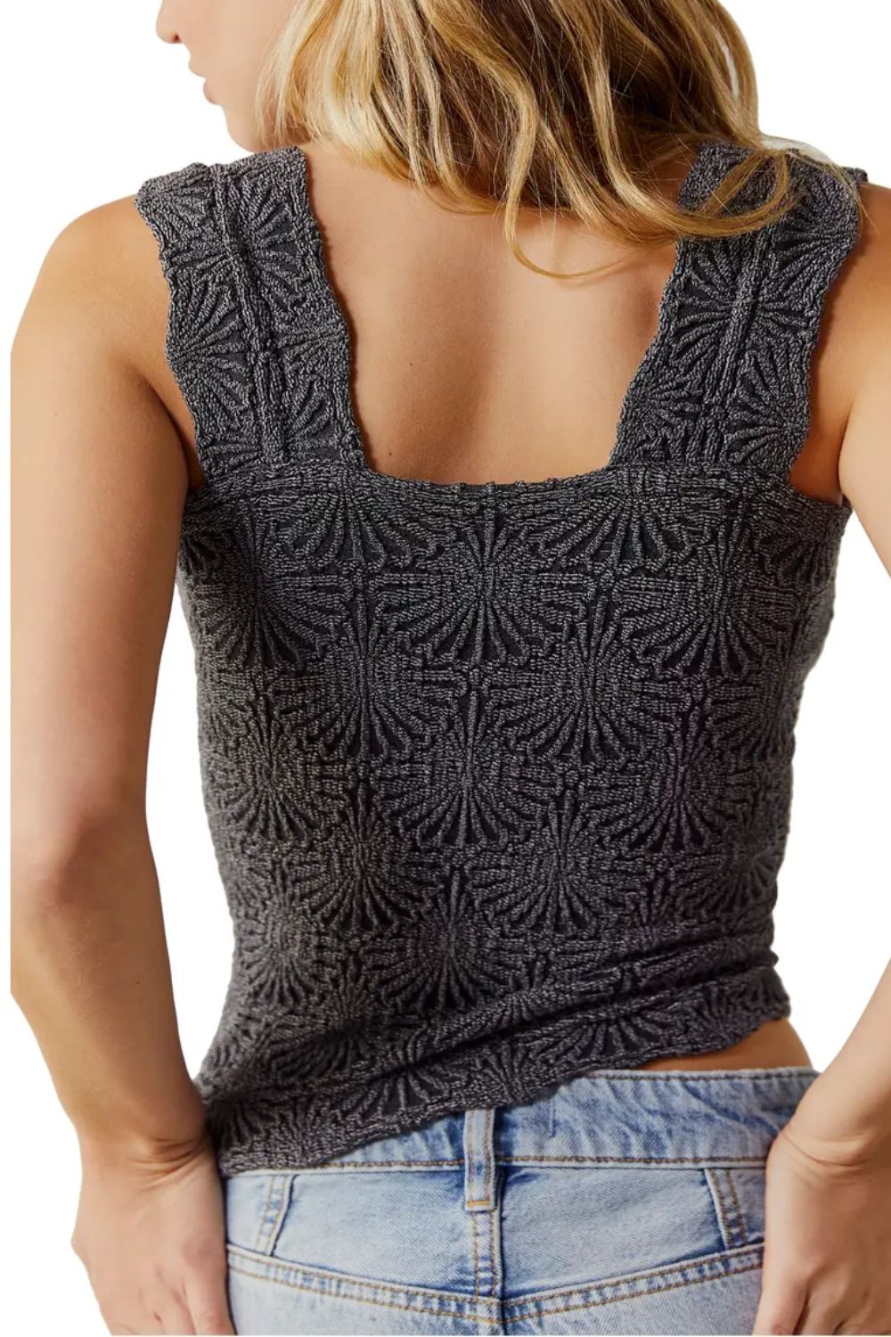 Free People Love Letter Cami in Black - Free People