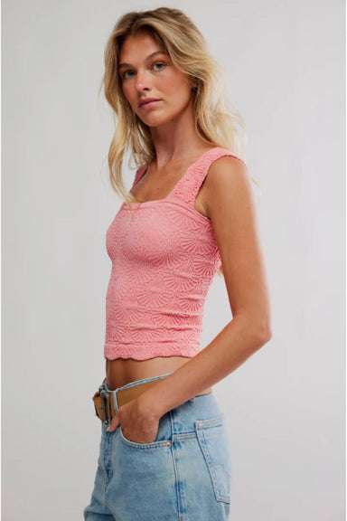 Free People Love Letter Cami in Raspberry Cake - Free People