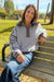 Free People Mountain High 1/2 Zip In Steel Combo - Free People