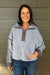 Free People Mountain High 1/2 Zip In Steel Combo - Free People