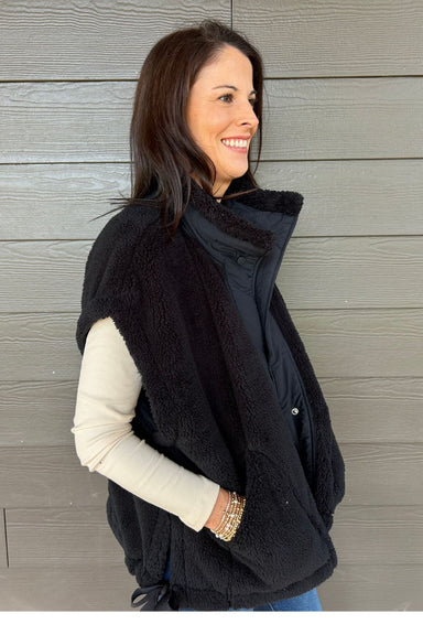 Free People Scout It Out Vest In Black - Free People