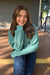 Free People Timeless Pullover In Aqua - Free People