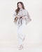 Funnel Neck Belt Cape - Beige - Very Moda