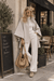 Funnel Neck Belt Cape - Beige - Very Moda