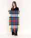 Fuzzy Colorburst Plaid Scarf - Yellow - Very Moda