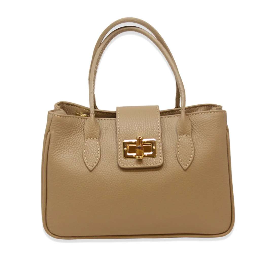 German Fuentes Classic Italian Style Leather Satchel - German Fuentes