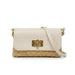 German Fuentes Leather Bamboo Clasp & Raffia Crossbody - German Fuentes
