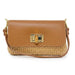 German Fuentes Leather Bamboo Clasp & Raffia Crossbody - German Fuentes