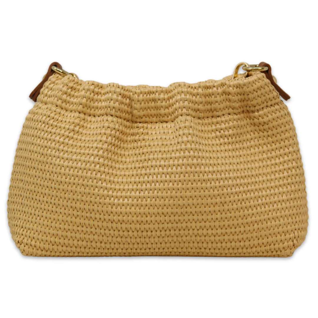 German Fuentes Raffia Chain Handle Handbag - German Fuentes