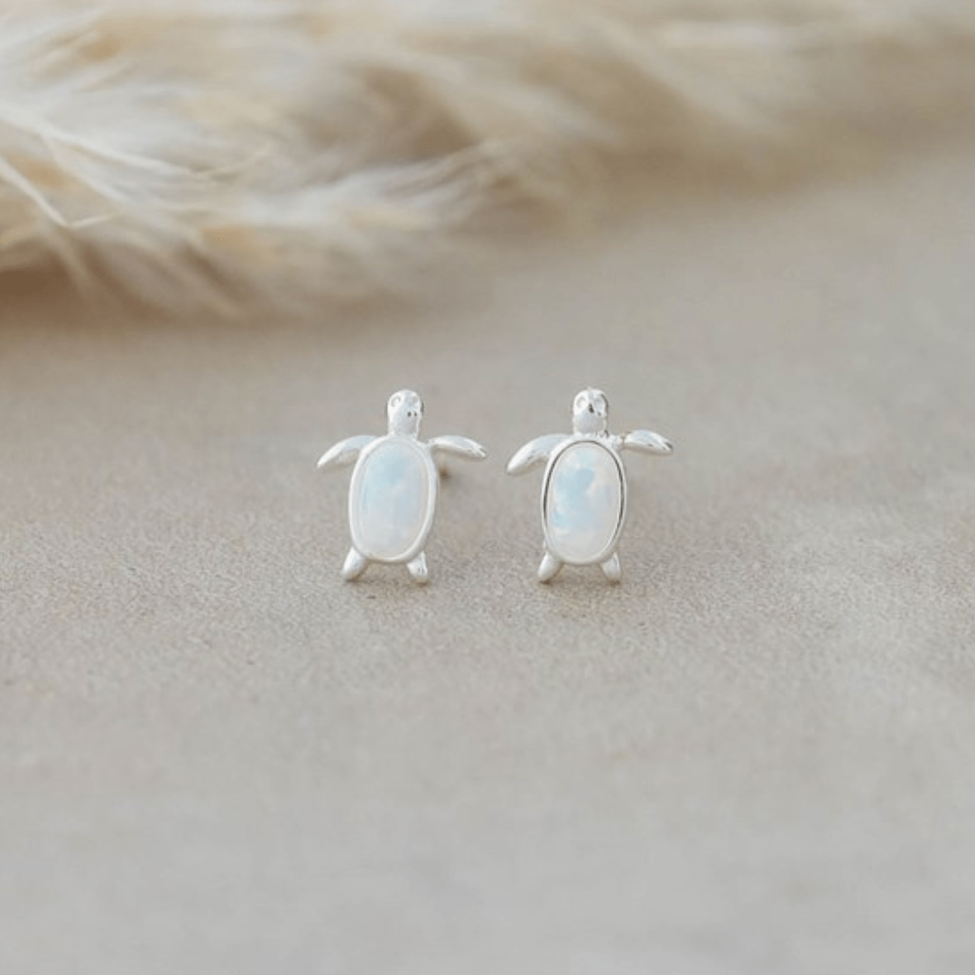 Glee Maui Studs - White Opalite - Glee