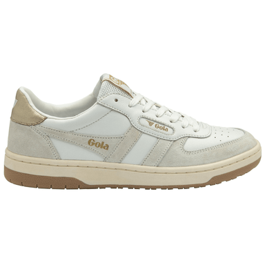 Gola Classic Women's Hawk Sneakers - White/Gold - Gola