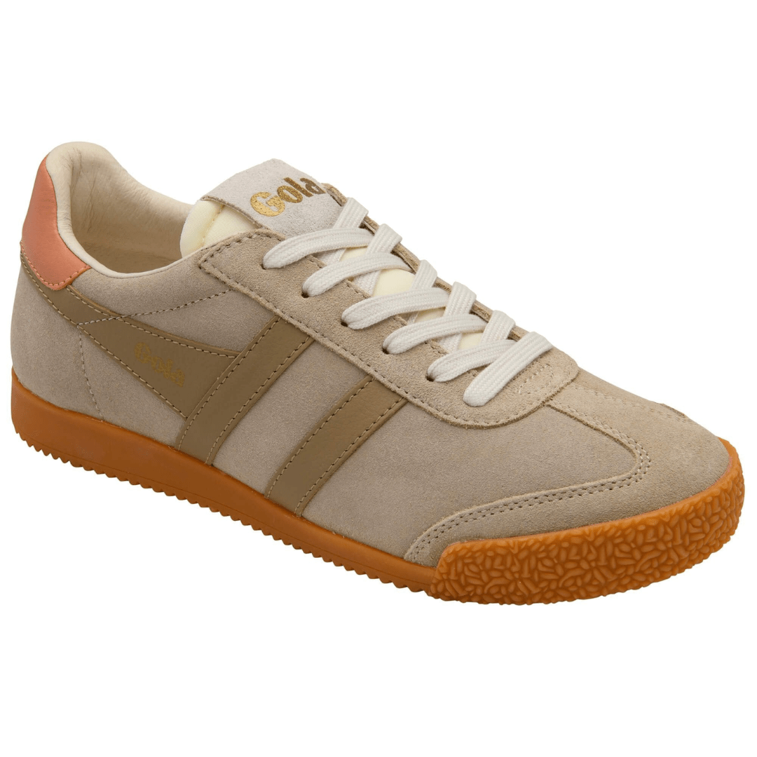 Gola Elan Sneakers- Bone, Light Caramel & Terracotta - Gola