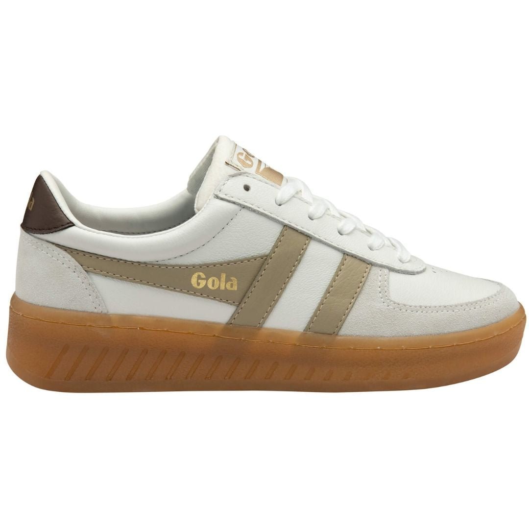 Gola Grandslam Elite Sneakers - White/Bone/Mocha/Gum - Gola