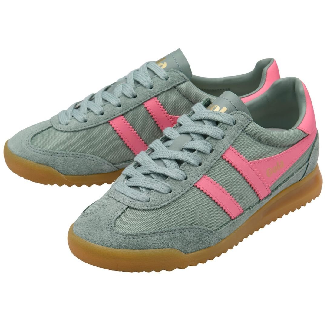 Gola Tornado Sneakers - Green Mist/Fluro Pink - Gola