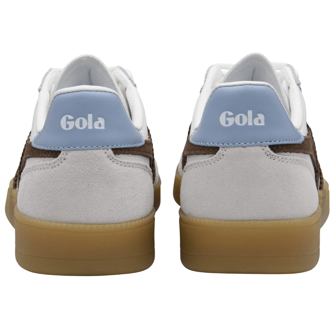 Gola Viper Sneakers - White, Dark Brown, Air & Gum - Gola