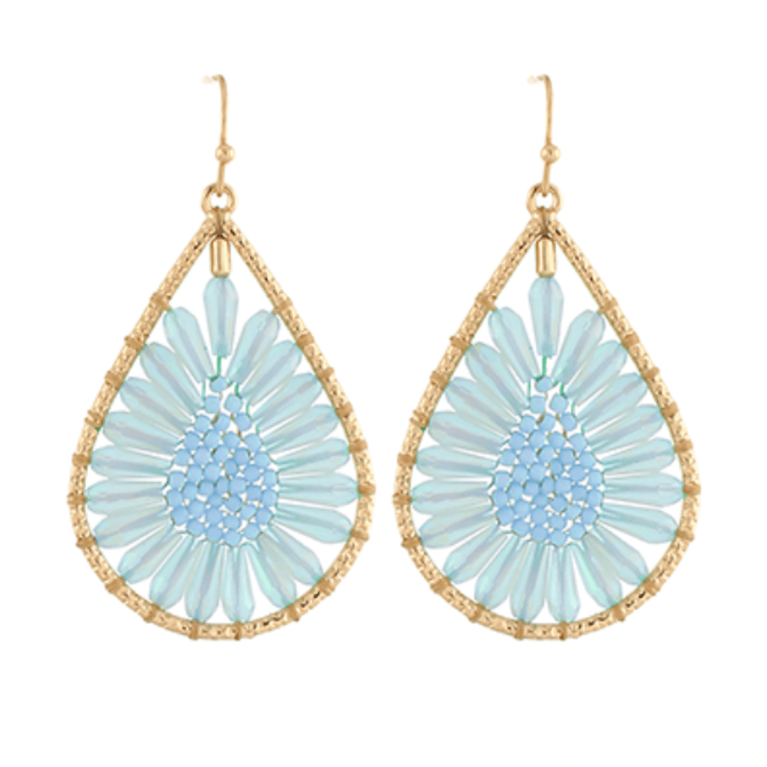 Gold Teardrop Earrings - Golden Stella