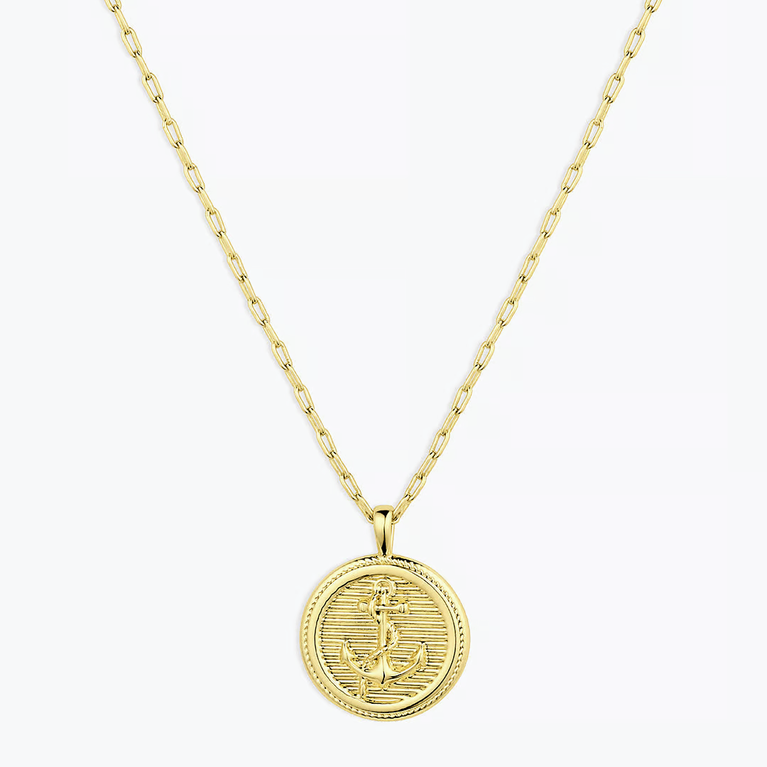 Gorjana Anchor Coin Necklace - Gold - Gorjana