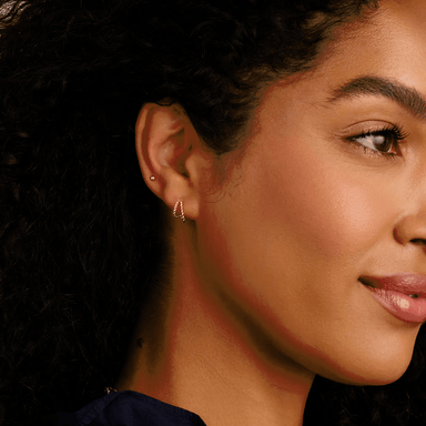 Gorjana Crew Split Huggies - Gold - Gorjana