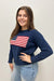 Grant Whipstitch Flag Sweater - Pearls & Camo