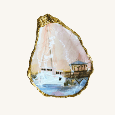 Grit & Grace A Love Letter To Charleston Oyster Jewelry Dish - Grit & Grace Studio