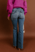 Hidden Happi Mid Rise Flare w/Patch Pockets - Hidden Jean