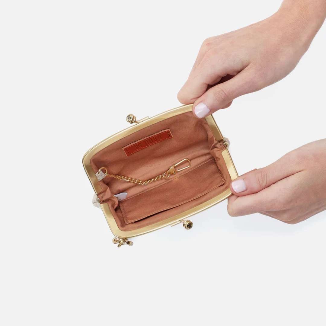 Hobo Cheer Frame Pouch - Sand Shimmer - Hobo