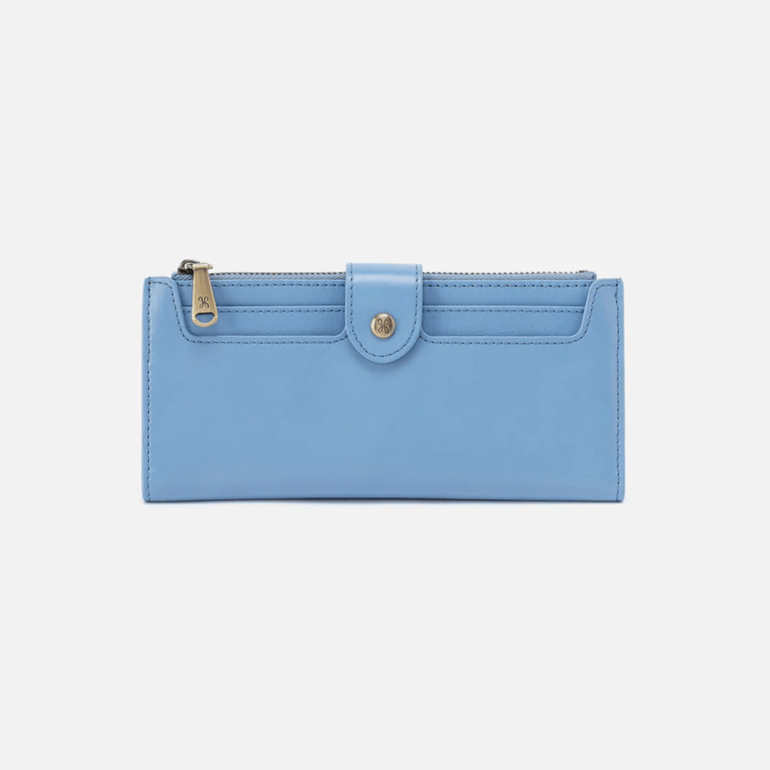 Hobo Dunn Continental Wallet - Faded Denim - Hobo