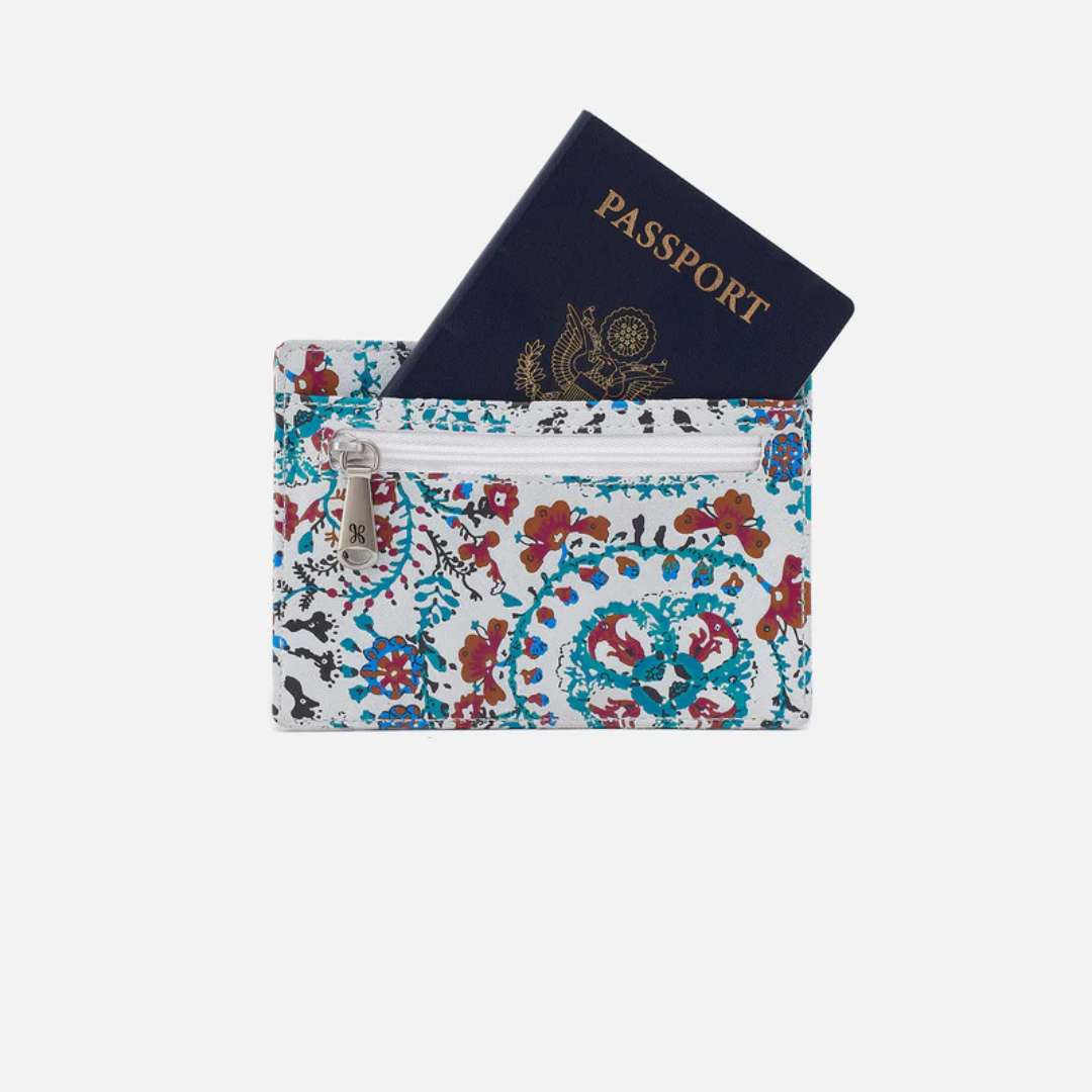 Hobo Euro Slide Card Case - Batik Blooms - Hobo
