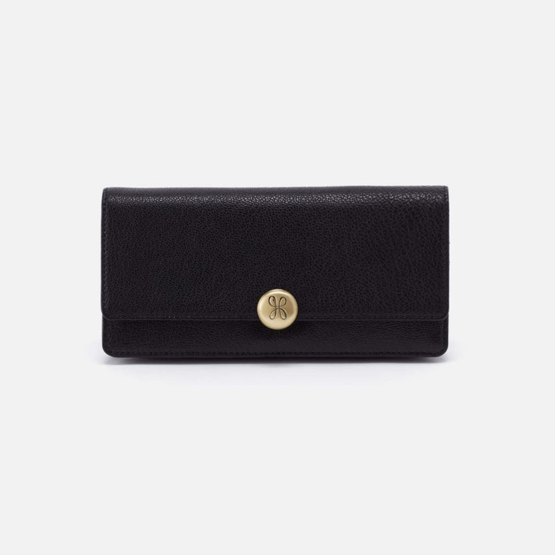Hobo Hutton Large Wallet - Black - Hobo