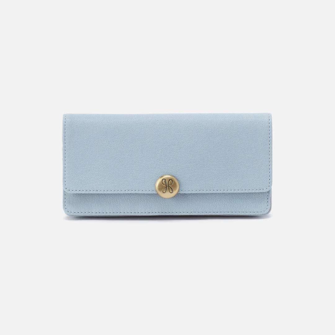 Hobo Hutton Large Wallet - Dusted Sky - Hobo