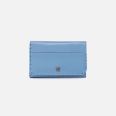 Hobo Jill Trifold Wallet - Faded Denim - Hobo