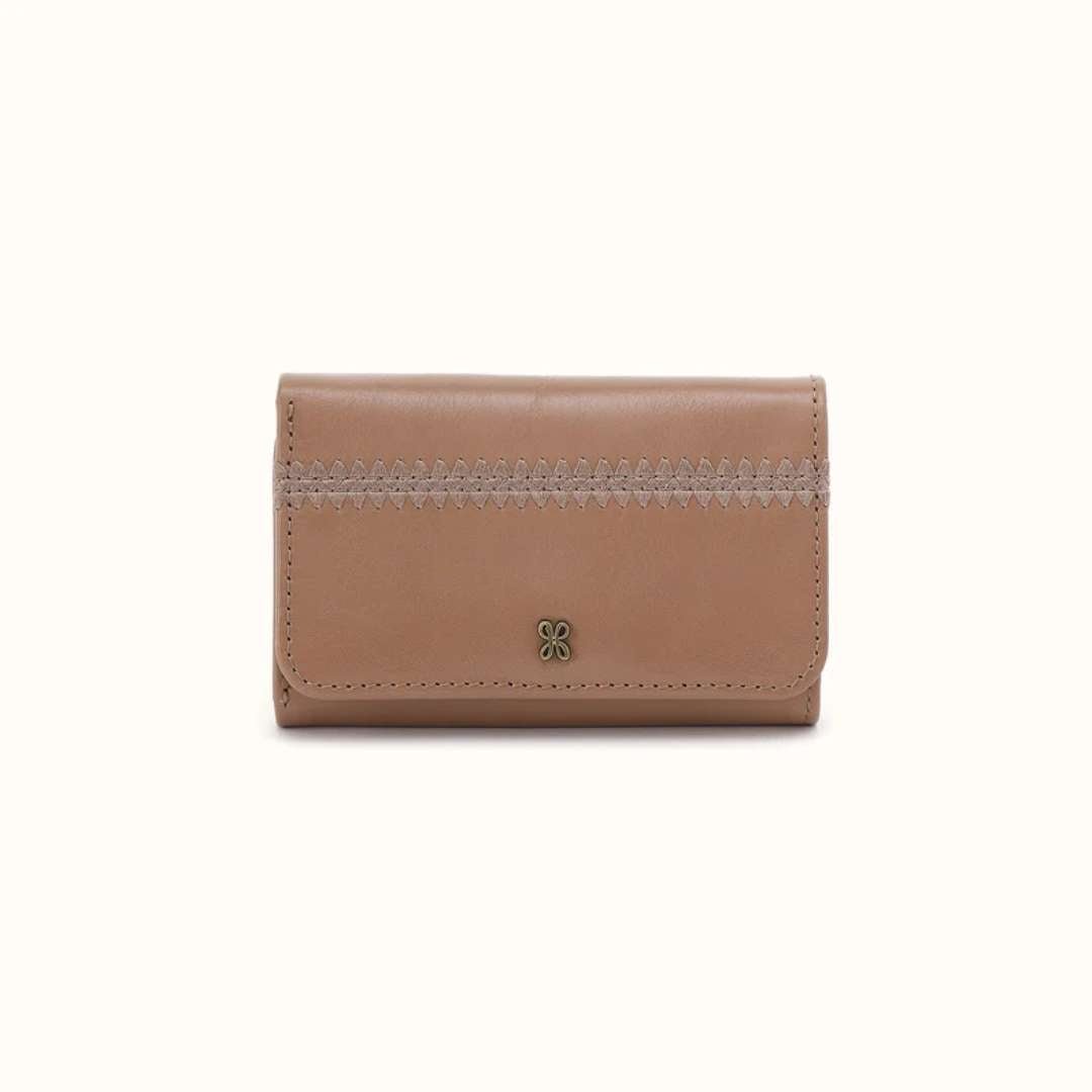 Hobo Jill Trifold Wallet in Woodsmoke - Hobo