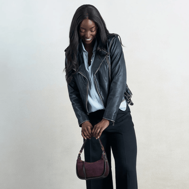 Hobo Mia Small Hobo- Dark Cherry - Hobo