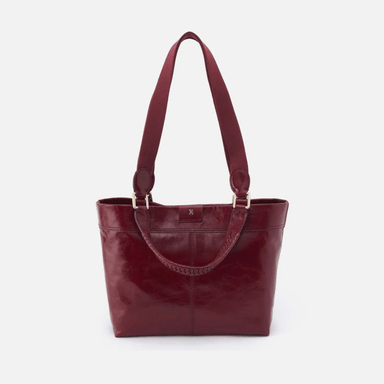 Hobo Romy Medium Polished Leather Tote - Saddleberry - Hobo