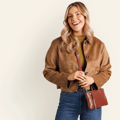 Hobo Sable Crossbody- Kindling Brown - Hobo