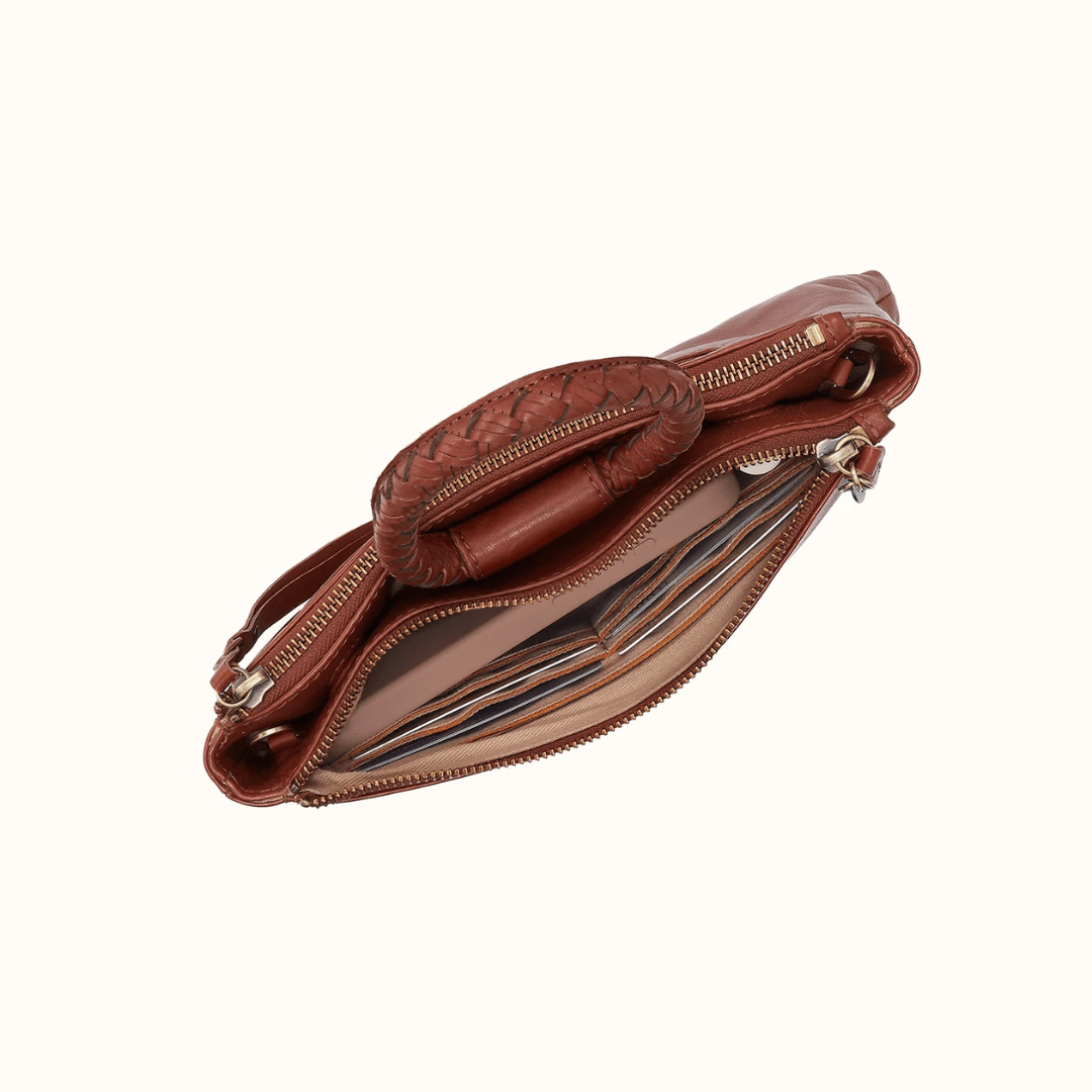 Hobo Sable Crossbody- Kindling Brown - Hobo