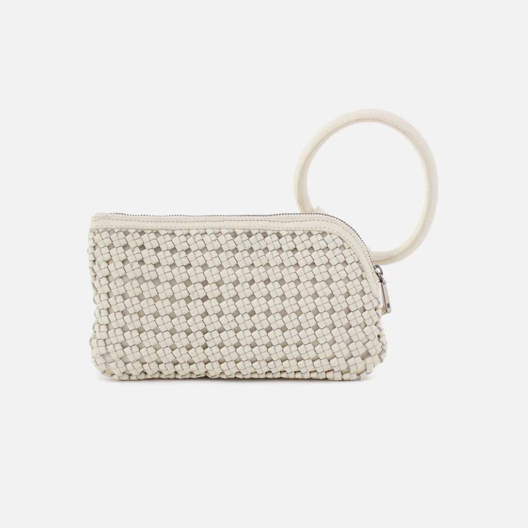 Hobo Sable Woven Wristlet - Whitecap - Hobo