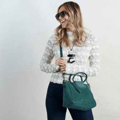 Hobo Sheila Medium Satchel- Pine Needle - Hobo